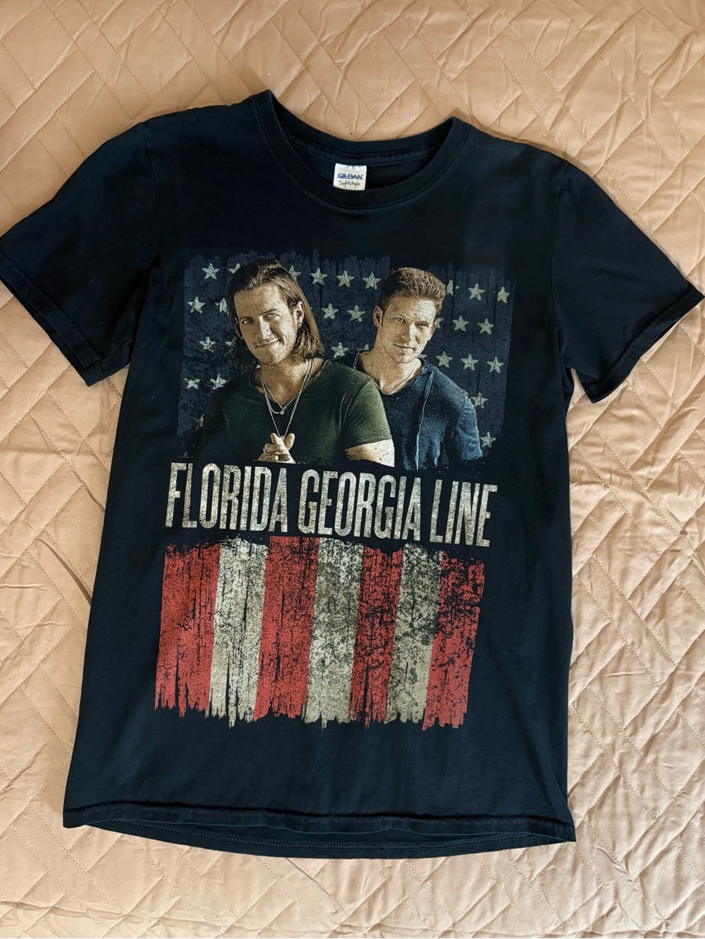 Florida Georgia Line This is How We Roll Concert Tour Tee Shirt- Black SMALL